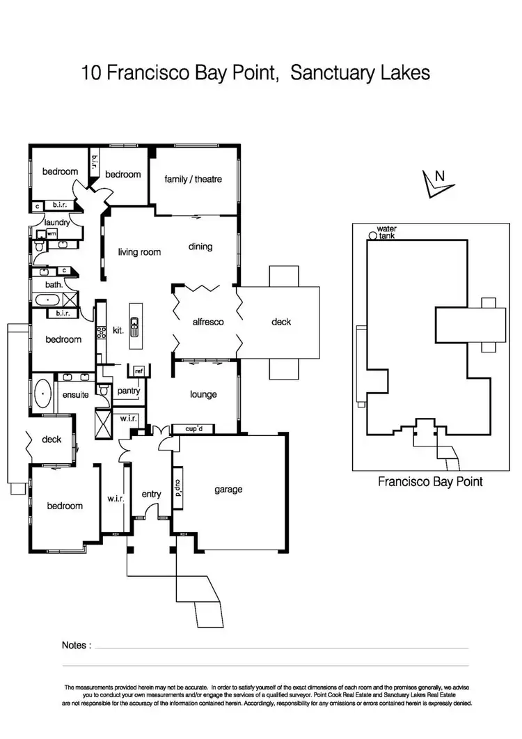 Floorplan of Homely house listing, 10 Francisco Bay Point, Sanctuary Lakes VIC 3030