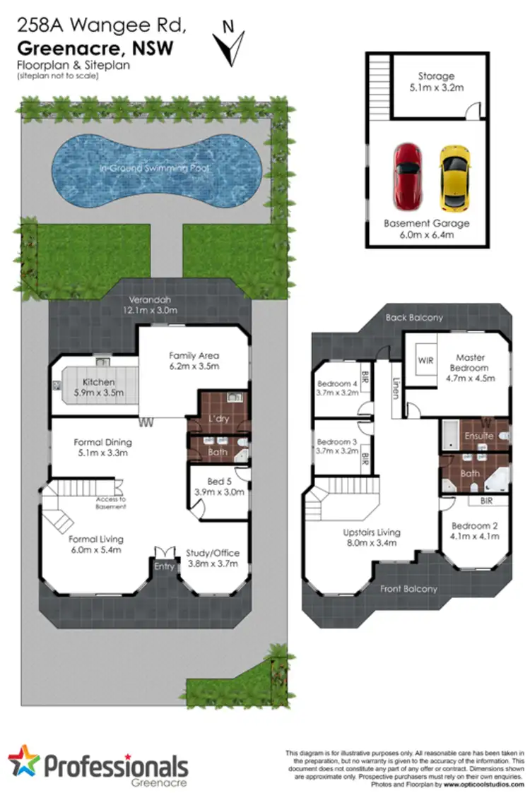 Floorplan of Homely house listing, 258A Wangee Road, Greenacre NSW 2190