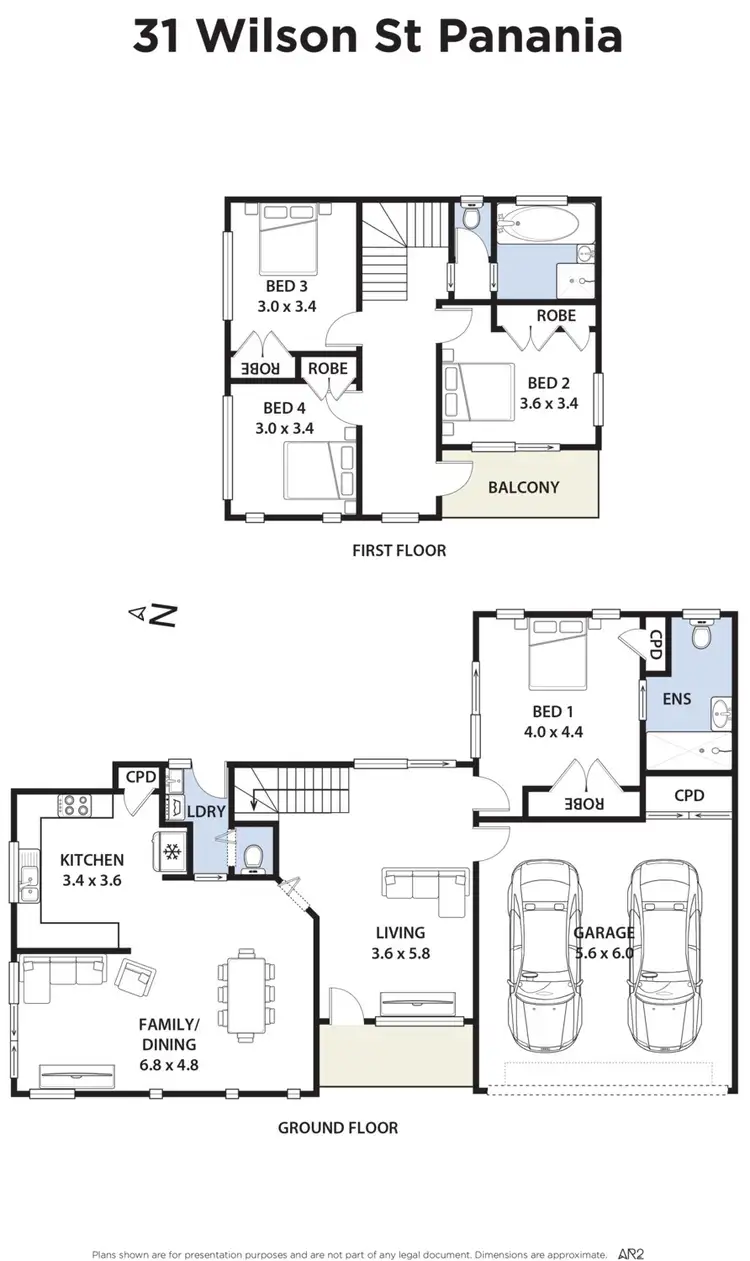 Floorplan of Homely semi-detached listing, 31 Wilson Street, Panania NSW 2213