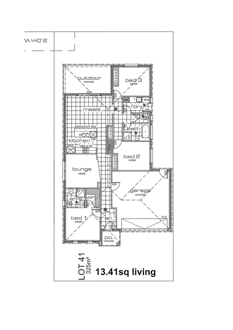 Floorplan of Homely villa listing, Unit 4/13 Springfield Drive, Mildura VIC 3500