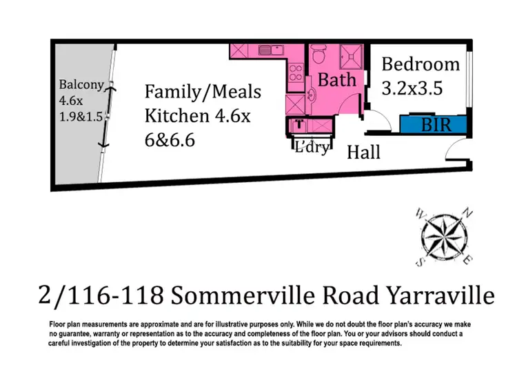 Floorplan of Homely house listing, 2/116 Somerville Road, Yarraville VIC 3013