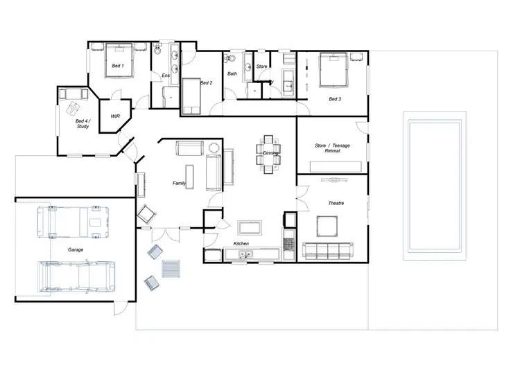 Floorplan of Homely house listing, 215 Amherst Road, Canning Vale WA 6155