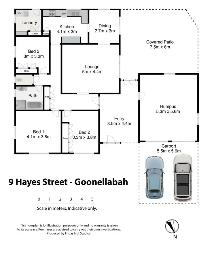 Floorplan of Homely house listing, 9 Hayes Street, Goonellabah NSW 2480