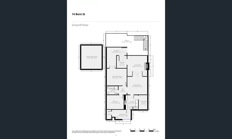 Floorplan of Homely house listing, 14 Bent Street, Lismore NSW 2480