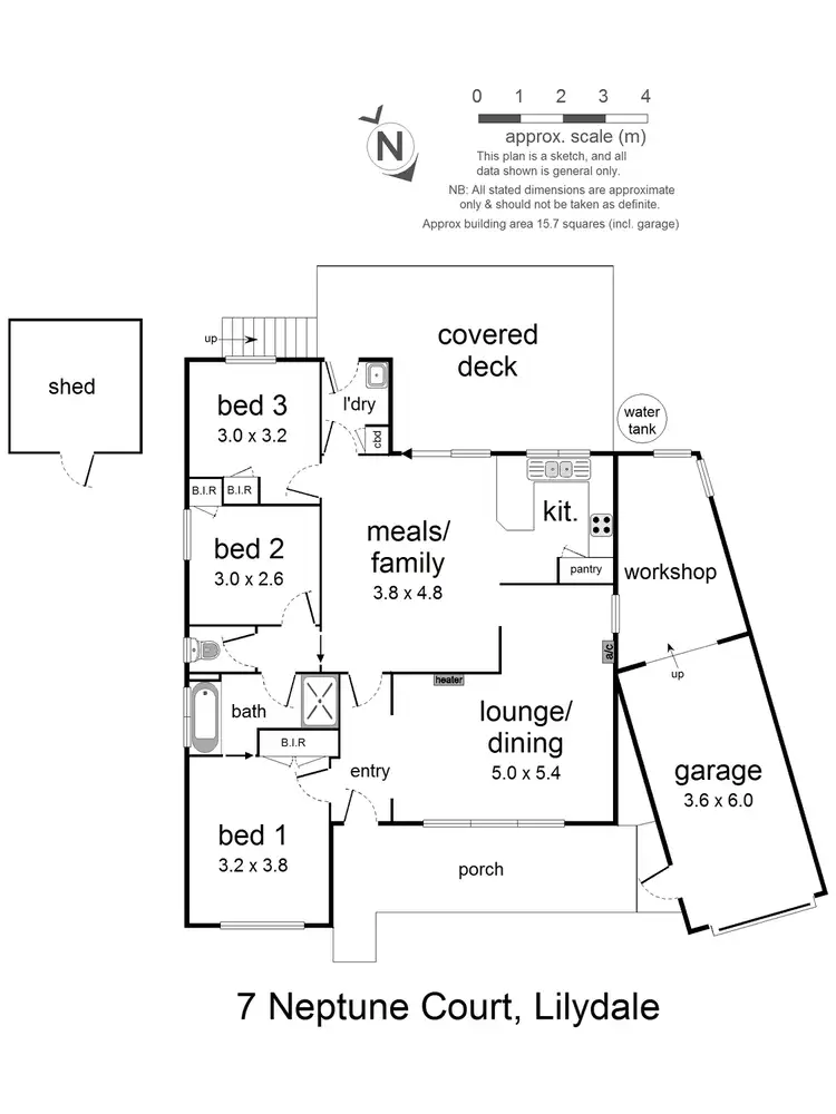Floorplan of Homely house listing, 7 Neptune Court, Lilydale VIC 3140