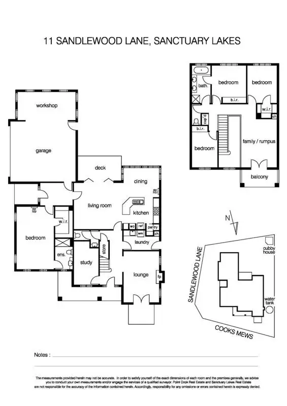 Floorplan of Homely house listing, 11 Sandlewood Lane, Sanctuary Lakes VIC 3030