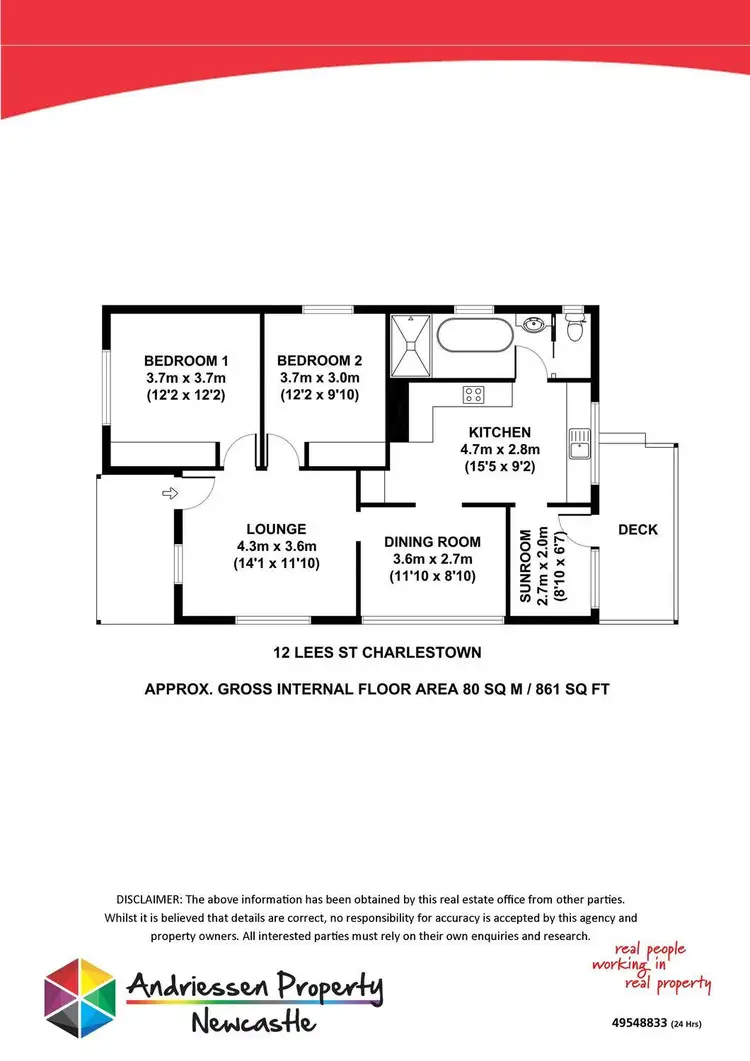 Floorplan of Homely house listing, Address available on request