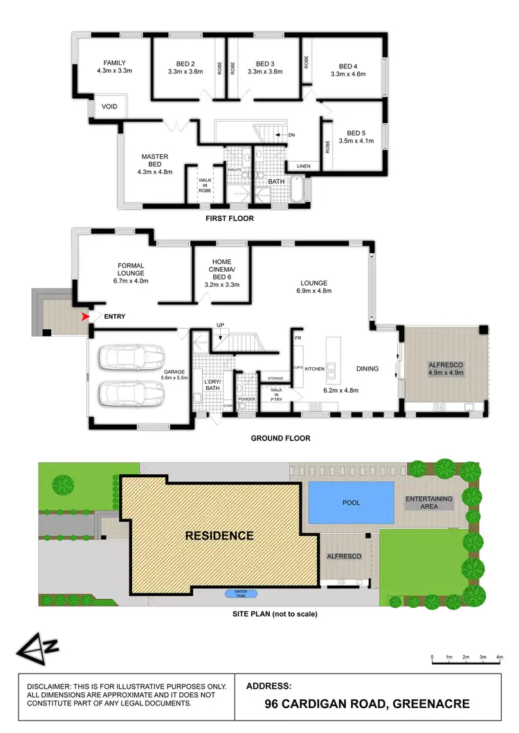 Floorplan of Homely house listing, 96 Cardigan Road, Greenacre NSW 2190