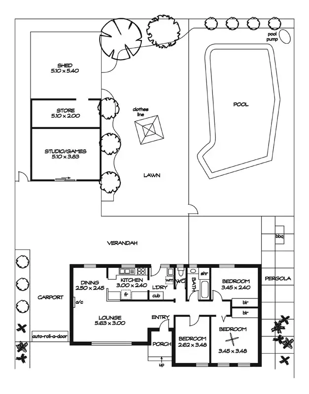 Floorplan of Homely house listing, 25 Schumann Street, Ingle Farm SA 5098