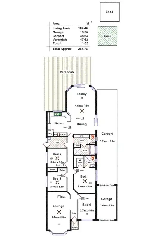 Floorplan of Homely house listing, 56 Buller Terrace, Alberton SA 5014