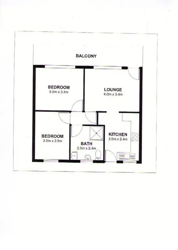 Floorplan of Homely unit listing, 76/3 Noblet Street, Findon SA 5023