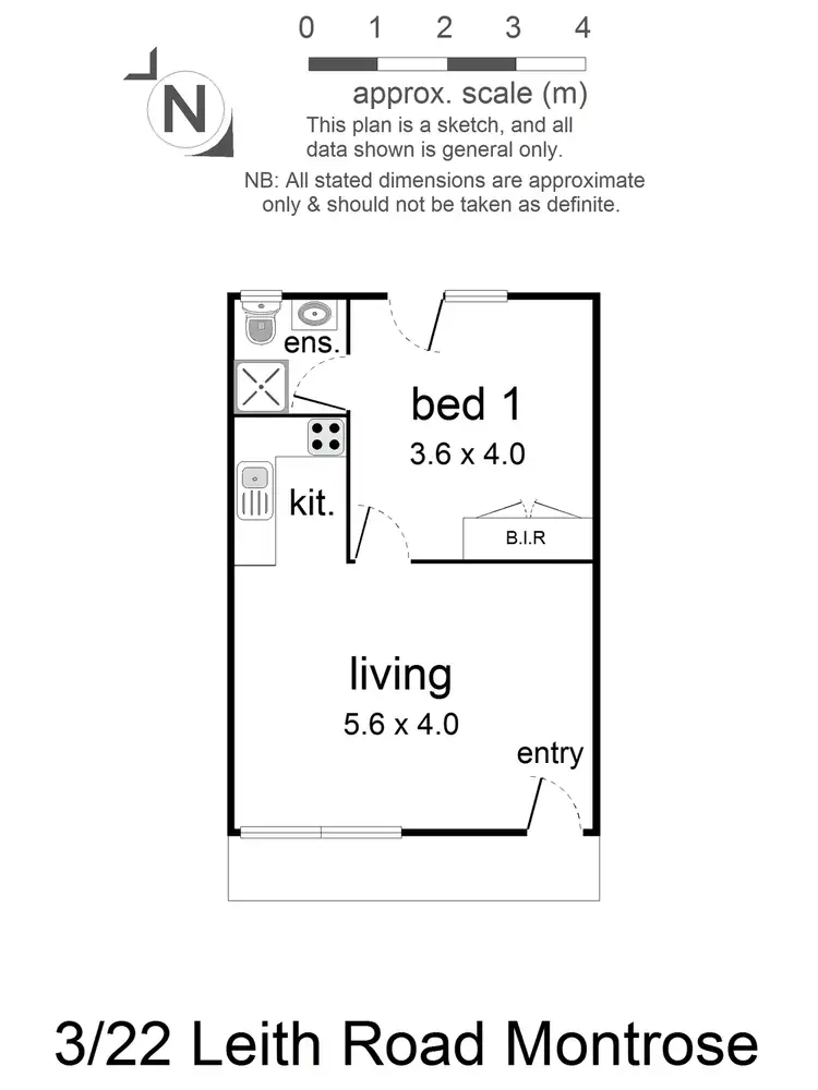 Floorplan of Homely house listing, 3/22 Leith Road, Montrose VIC 3765