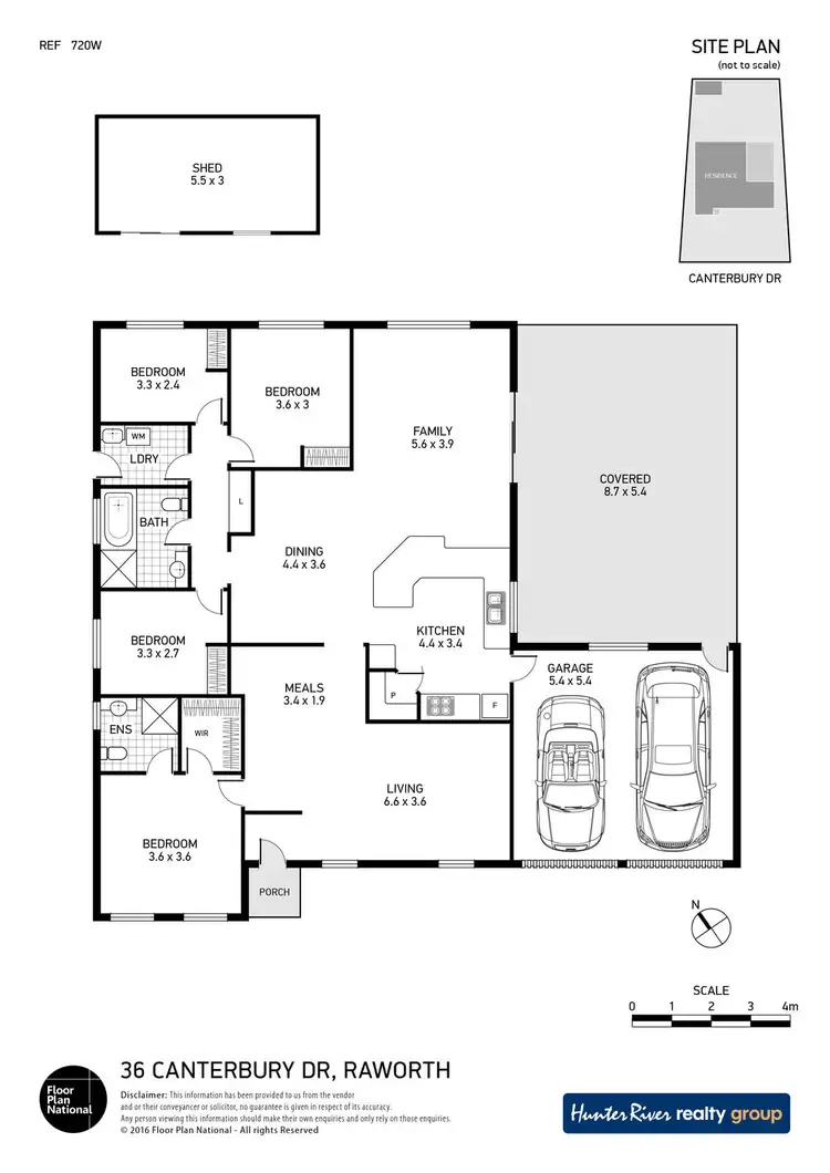 Floorplan of Homely house listing, 36 Canterbury Drive, Raworth NSW 2321