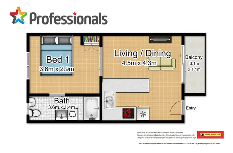 Floorplan of Homely unit listing, 12/6 McPherson Close, Edge Hill QLD 4870