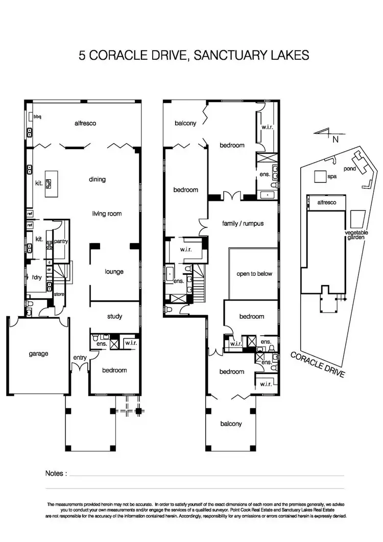 Floorplan of Homely house listing, 5 Coracle Drive, Sanctuary Lakes VIC 3030