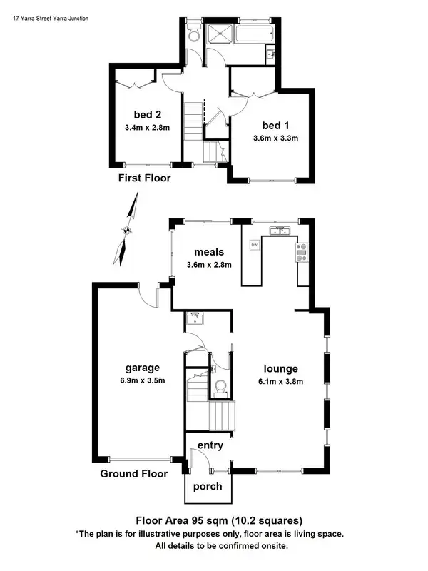 Floorplan of Homely house listing, 17 Yarra Street, Yarra Junction VIC 3797