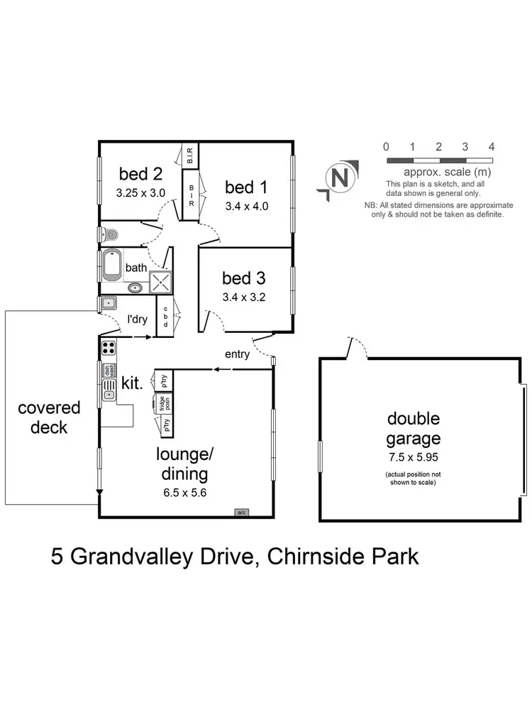 Floorplan of Homely house listing, 5 Grandvalley Drive, Chirnside Park VIC 3116