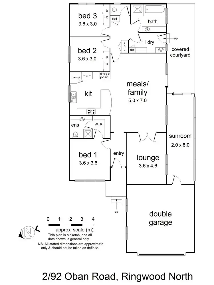 Floorplan of Homely unit listing, 2/92 Oban Road, Ringwood North VIC 3134