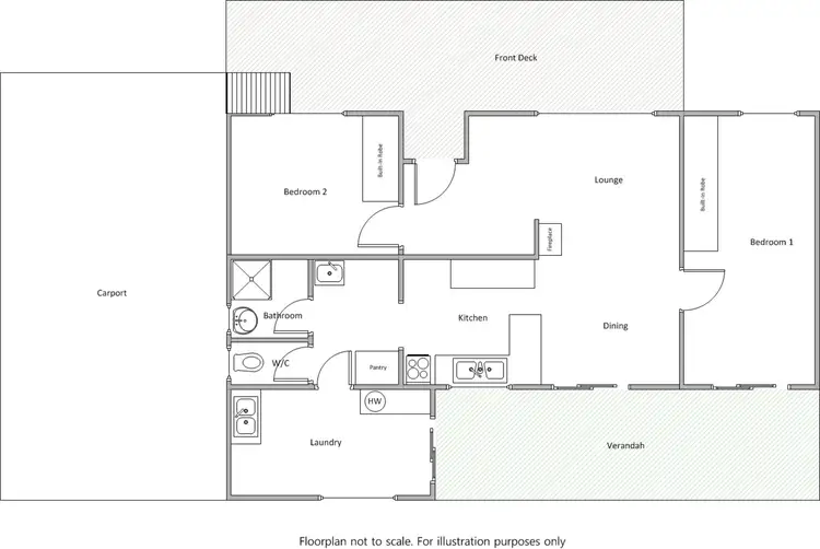 Floorplan of Homely house listing, 78 Esplanade, Point Turton SA 5575