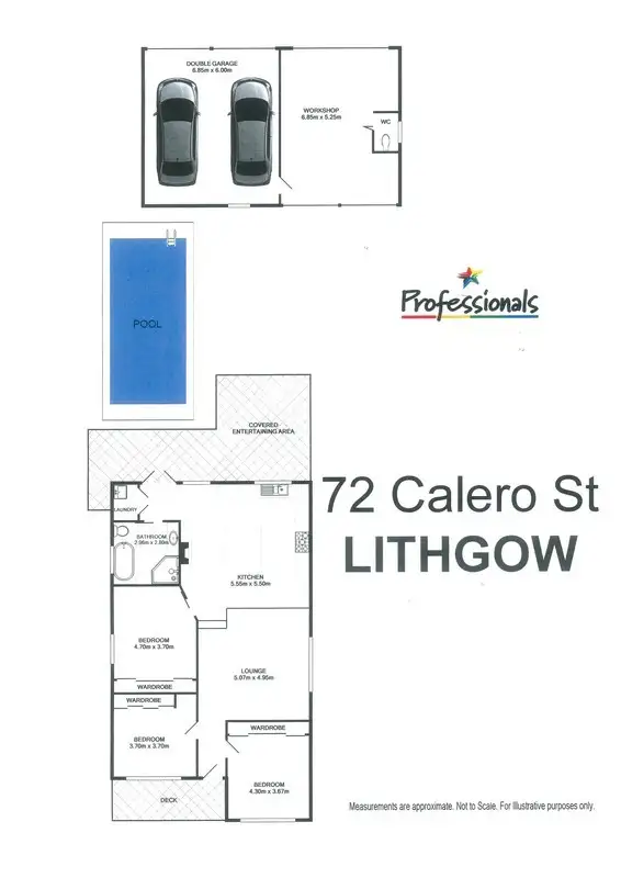 Floorplan of Homely house listing, 72 Calero Street, Lithgow NSW 2790