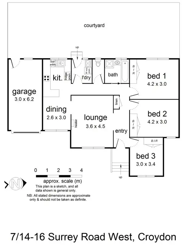 Floorplan of Homely unit listing, 7/14-16 Surrey West Road, Croydon VIC 3136