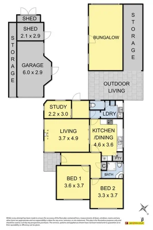 Floorplan of Homely house listing, 1a Hampton Parade, West Footscray VIC 3012