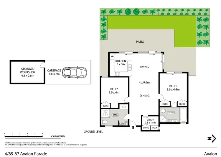 Floorplan of Homely apartment listing, 4/85-87 Avalon Parade, Avalon NSW 2107