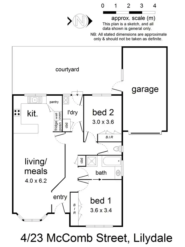Floorplan of Homely unit listing, 4/23 McComb Street, Lilydale VIC 3140
