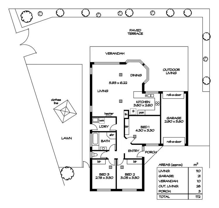 Floorplan of Homely house listing, 24 Duchess Walk, Para Hills SA 5096