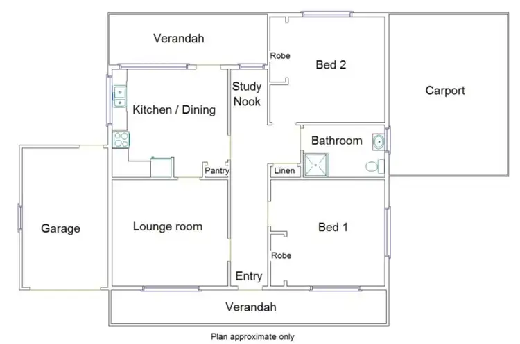 Floorplan of Homely house listing, 5 Hamilton Street, Shepparton VIC 3630