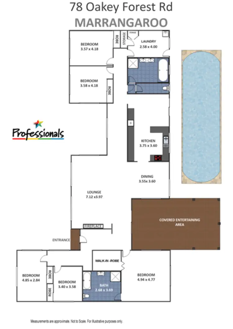 Floorplan of Homely house listing, 78 Oakey Forest Road, Marrangaroo NSW 2790