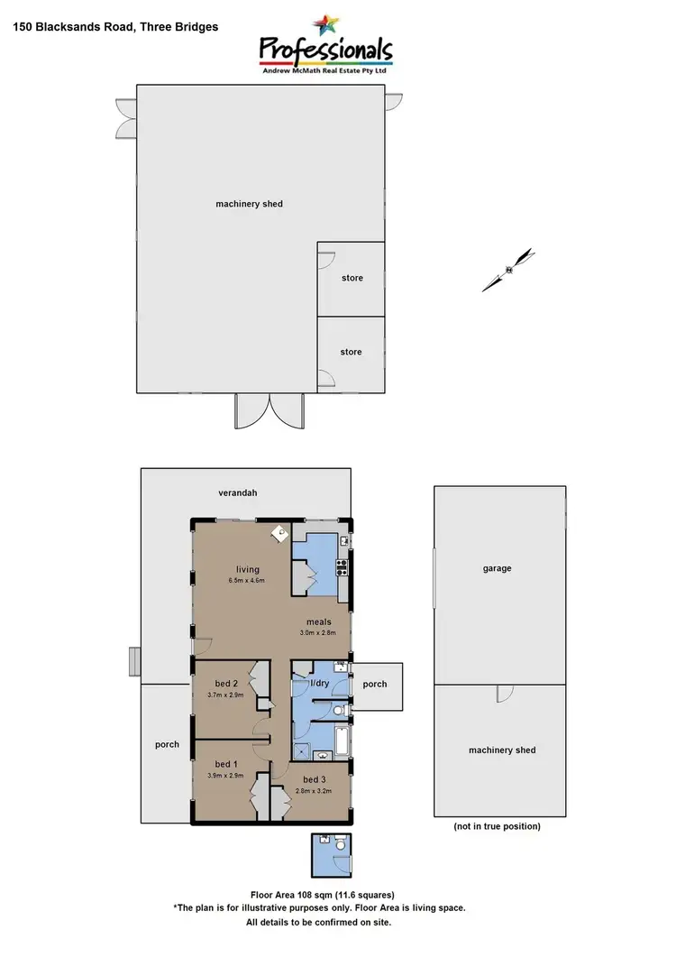 Floorplan of Homely house listing, 150 Blacksands Road, Three Bridges VIC 3797