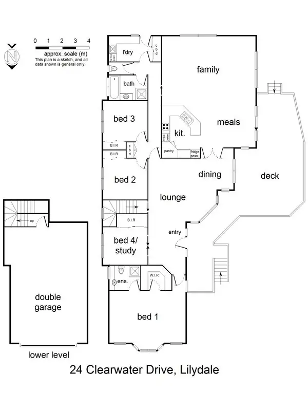 Floorplan of Homely house listing, 24 Clearwater Drive, Lilydale VIC 3140