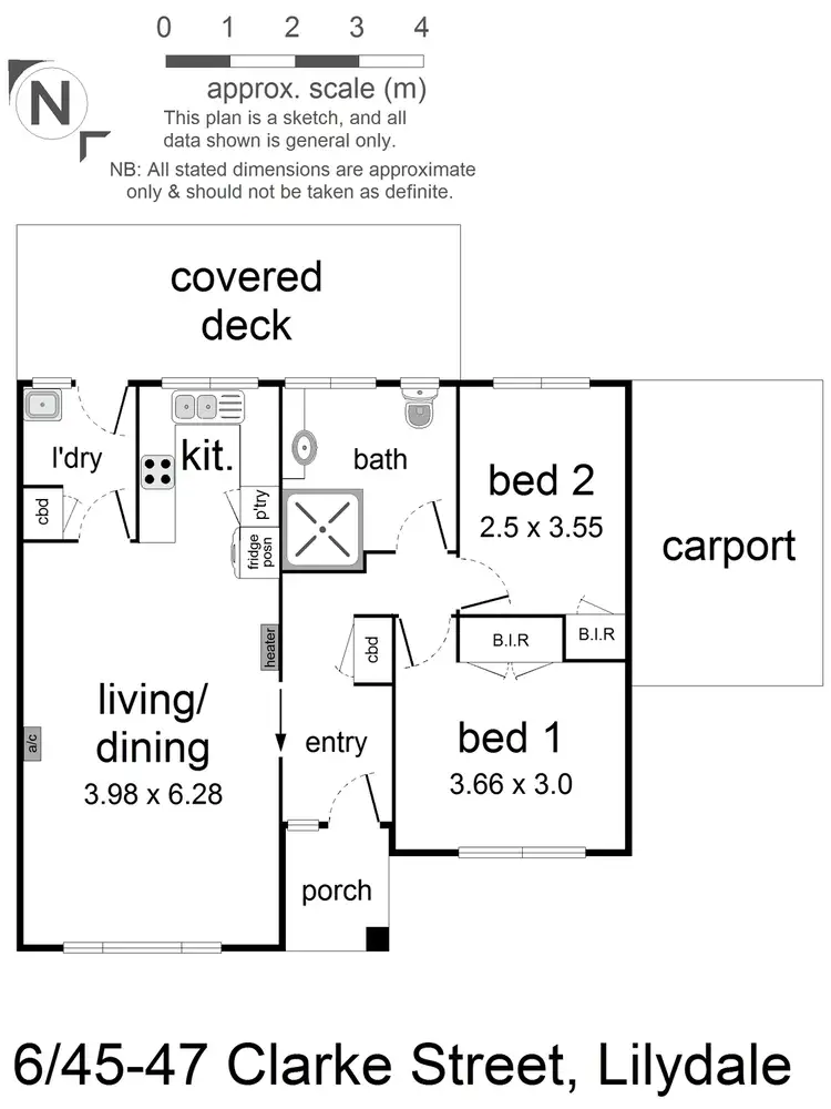 Floorplan of Homely house listing, 6/45-47 Clarke Street, Lilydale VIC 3140