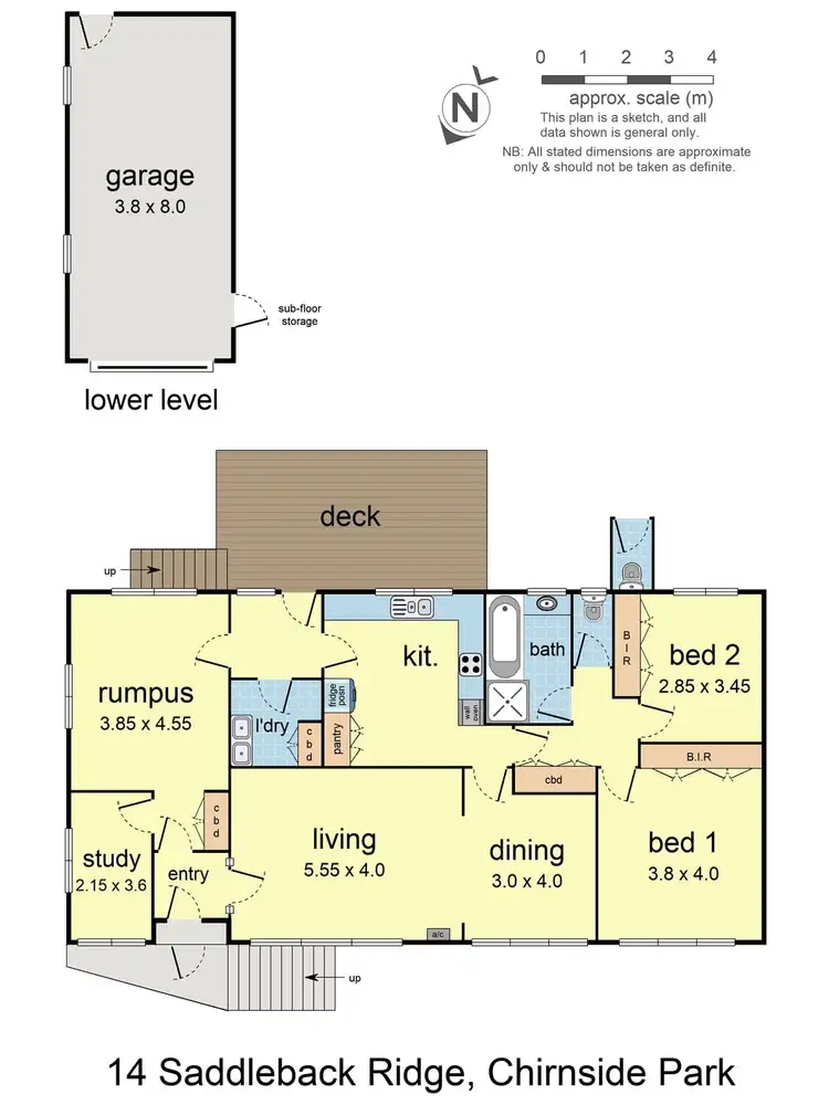 Floorplan of Homely house listing, 14 Saddleback Ridge, Chirnside Park VIC 3116