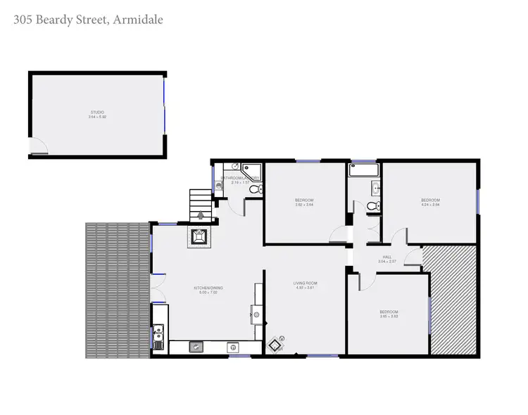 Floorplan of Homely house listing, 305 Beardy Street, Armidale NSW 2350