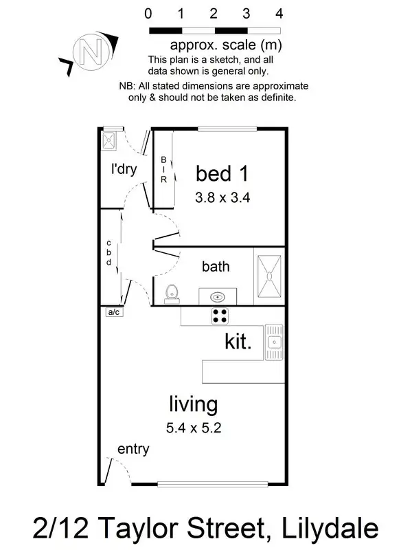 Floorplan of Homely house listing, 2/12 Taylor Street, Lilydale VIC 3140