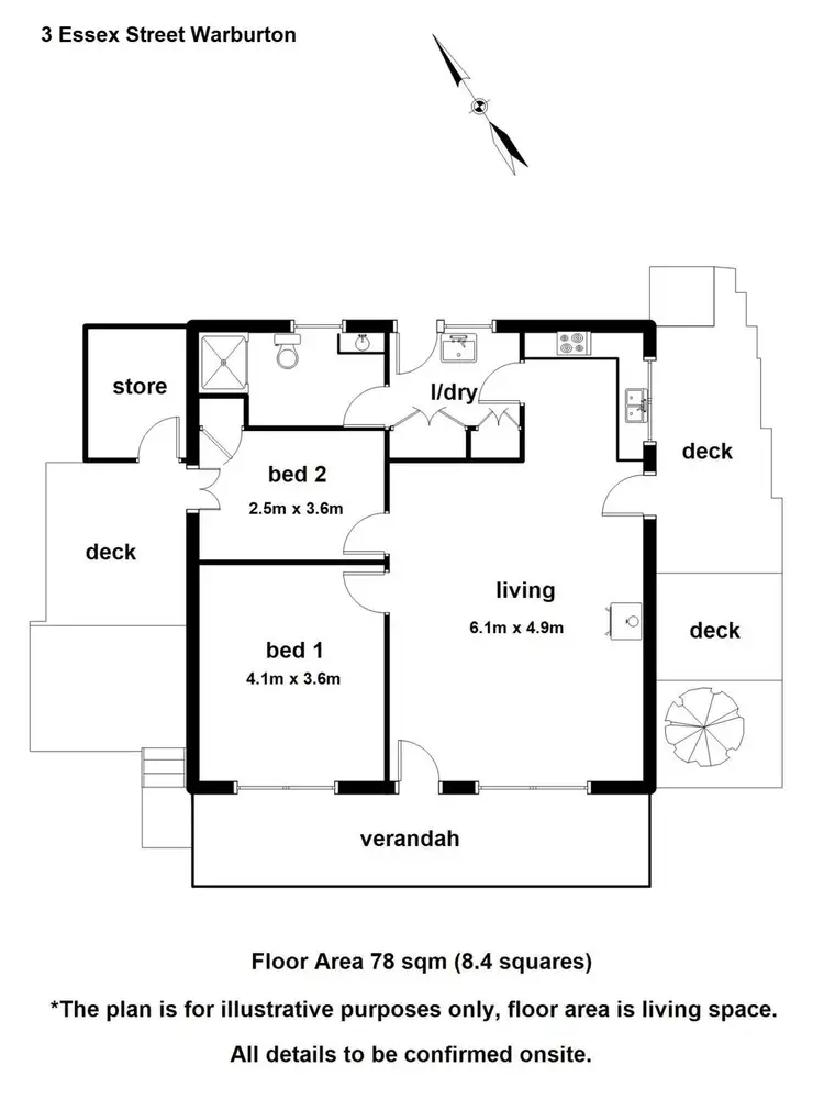 Floorplan of Homely house listing, 3 Essex Street, Warburton VIC 3799