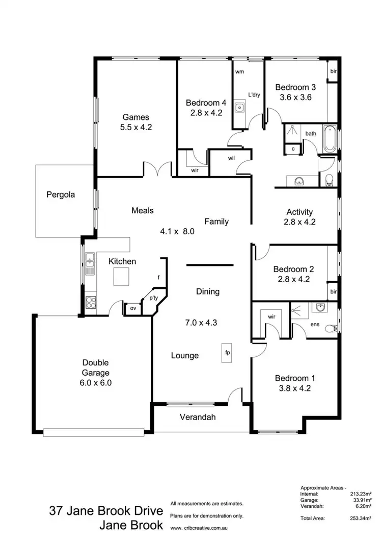 Floorplan of Homely house listing, 37 Jane Brook Drive, Jane Brook WA 6056