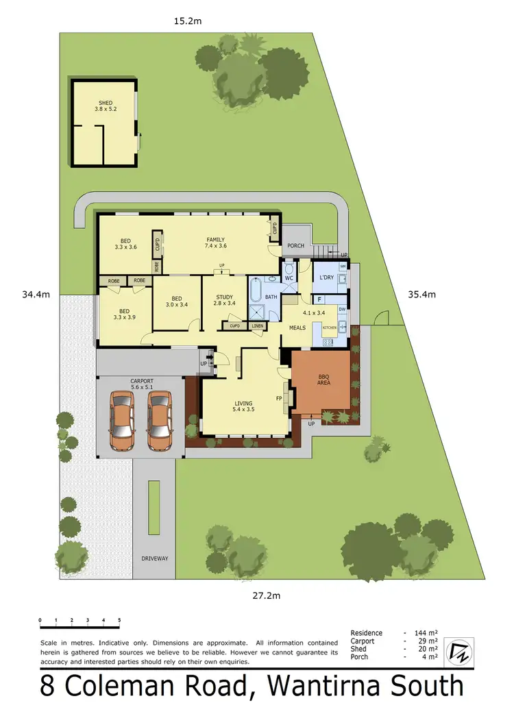 Floorplan of Homely house listing, 8 Coleman Road, Wantirna South VIC 3152