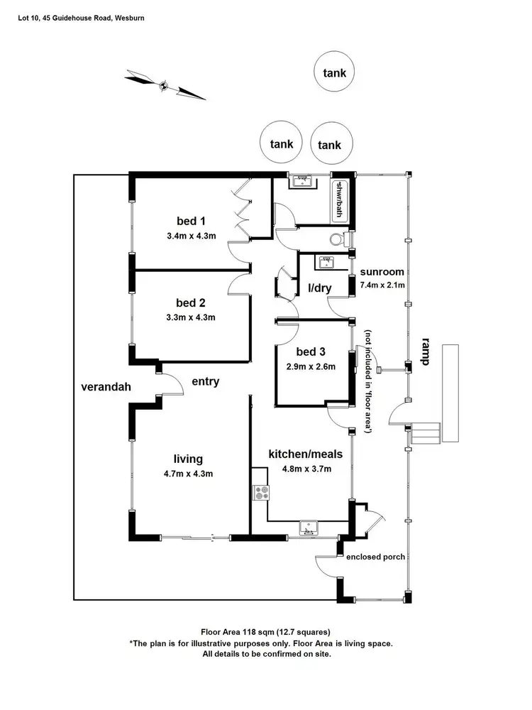 Floorplan of Homely house listing, 45 Guidehouse Road, Wesburn VIC 3799