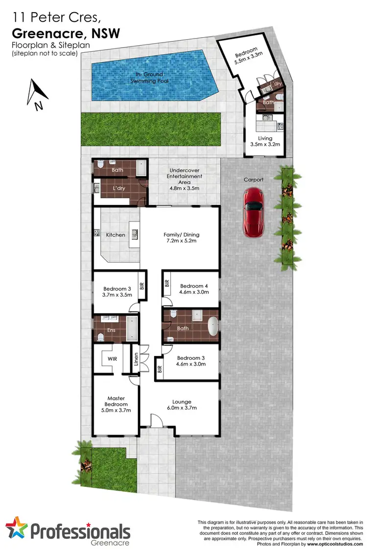 Floorplan of Homely house listing, 11 Peter Crescent, Greenacre NSW 2190