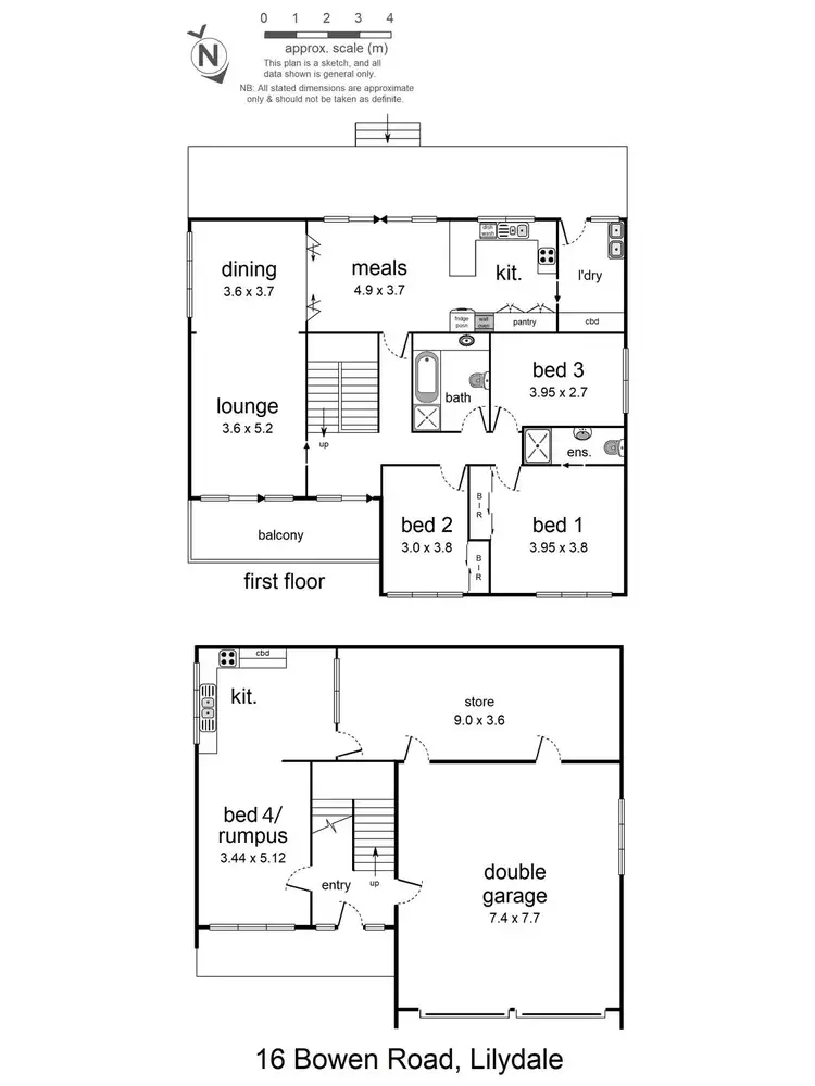 Floorplan of Homely house listing, 16 Bowen Road, Lilydale VIC 3140