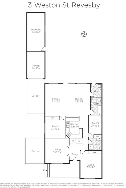 Floorplan of Homely house listing, 3 Weston Street, Revesby NSW 2212