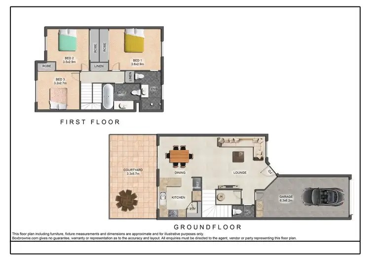 Floorplan of Homely townhouse listing, 12/1 Falcon Way, Tweed Heads South NSW 2486