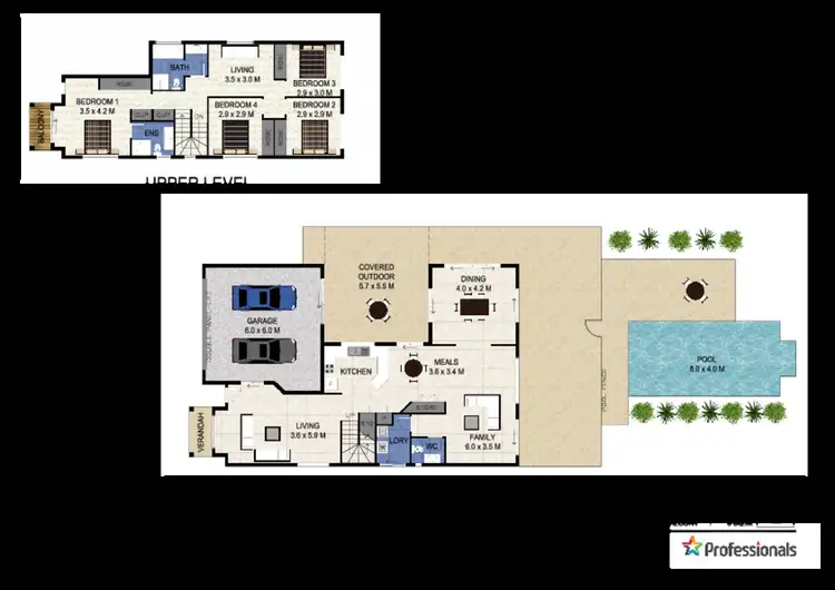 Floorplan of Homely house listing, 9 Oriole Lane, Kingscliff NSW 2487
