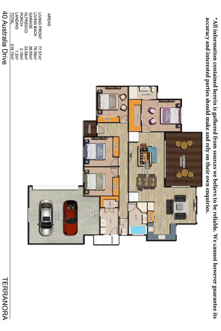 Floorplan of Homely house listing, 40 Australia Drive, Terranora NSW 2486