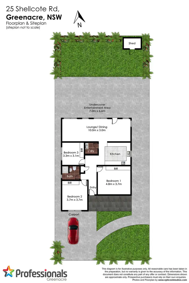 Floorplan of Homely house listing, 25 Shellcote Road, Greenacre NSW 2190