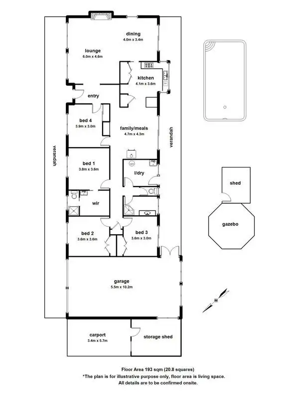 Floorplan of Homely house listing, 34 Allsops Road, Launching Place VIC 3139