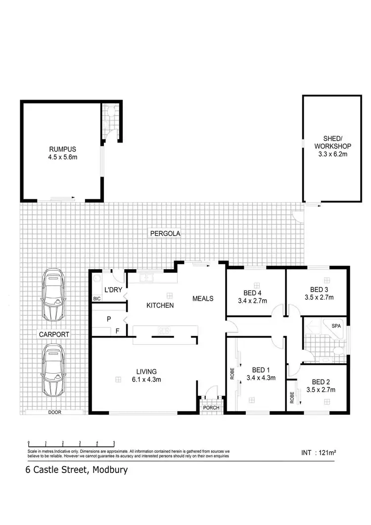 Floorplan of Homely house listing, 6 Castle Street, Modbury SA 5092